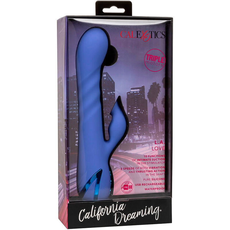 CALEXOTICS - LA LOVE VIBRADOR & SUCKER BLUE POR CALIFORNIA DREAMING Sexshoptuga 