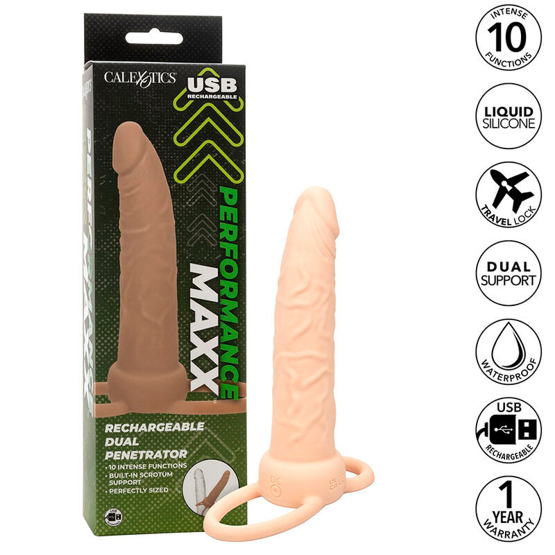 CALEXOTICS - PERFORMANCE MAXX RECHARGEABLE DOUBLE LIGHTWEIGHT SKIN PENETRATOR Sexshoptuga 