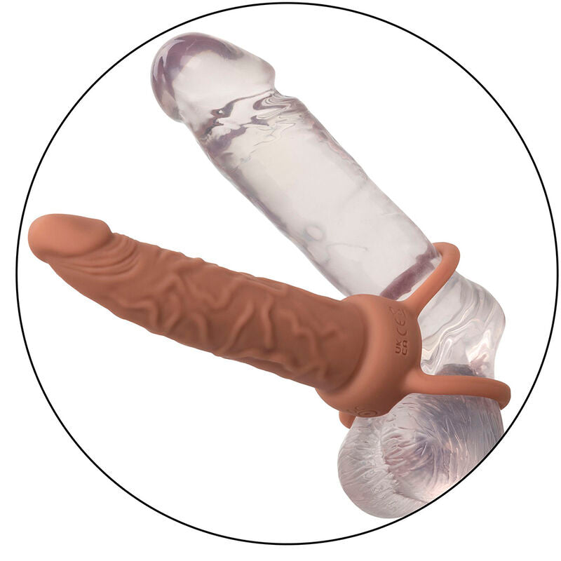 CALEXOTICS - PERFORMANCE MAXX RECHARGEABLE DOUBLE PENETRATOR BROWN SKIN Sexshoptuga 