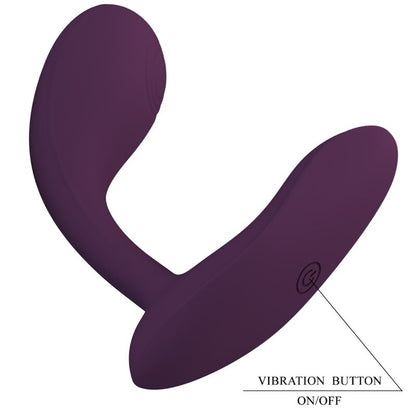 PRETTY LOVE - BAIRD G-SPOT 12 VIBRAÇÕES RECARREGÁVEL LILA APP - Sexshoptuga 