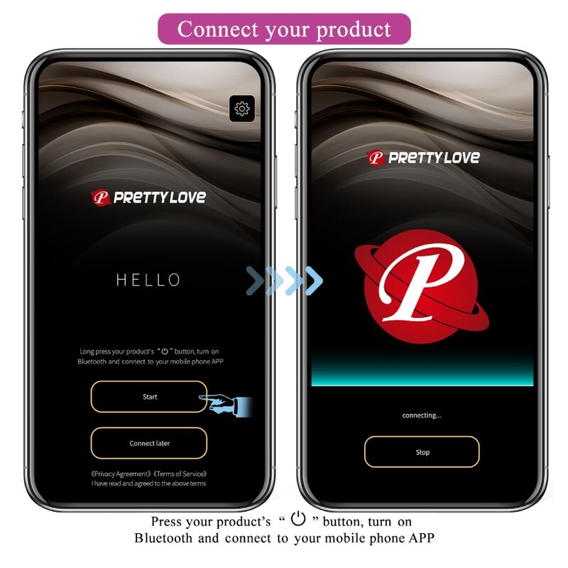 PRETTY LOVE - BAIRD G-SPOT 12 VIBRAÇÕES RECARREGÁVEL LILA APP - Sexshoptuga 