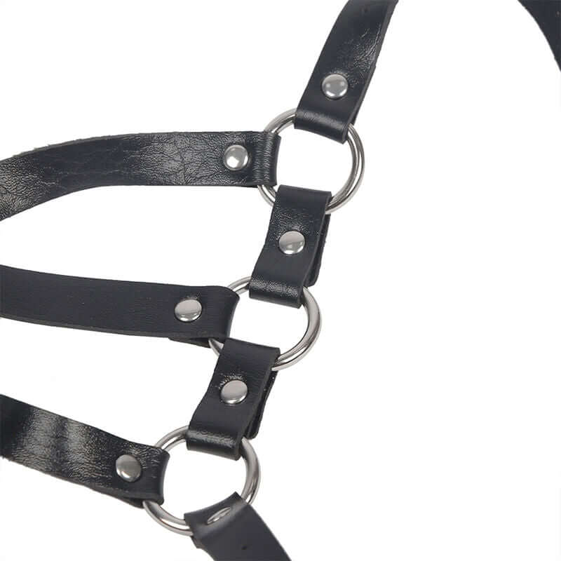 SUBBLIME - BODY HARNESS ADJUSTABLE SINGLES LEATHER ETO ONE SIZE Sexshoptuga 