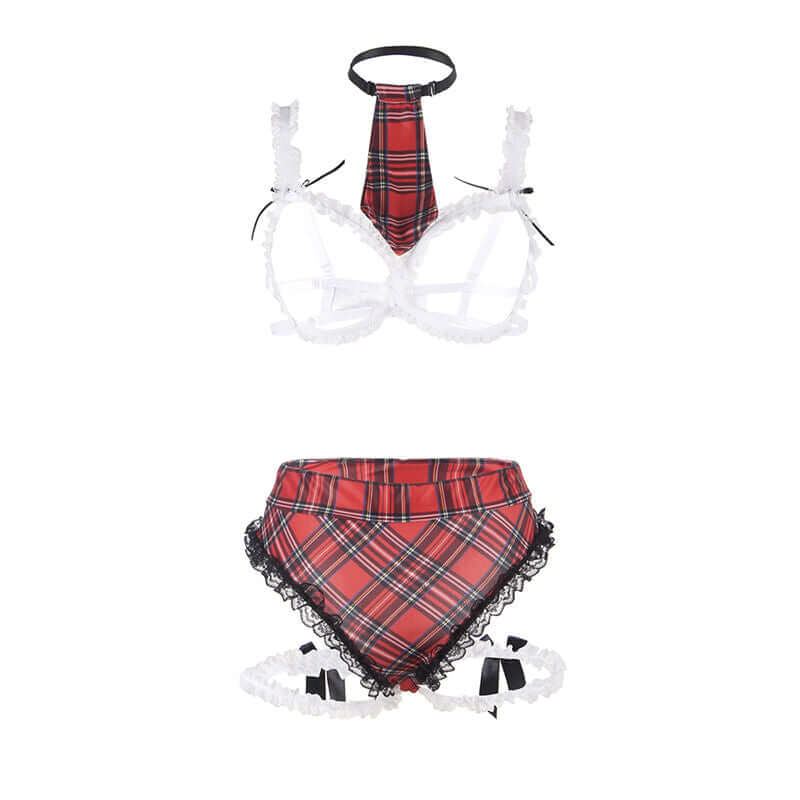 SUBBLIME - SEXY SCHOOL COSTUME WITH BRA S/M Sexshoptuga 