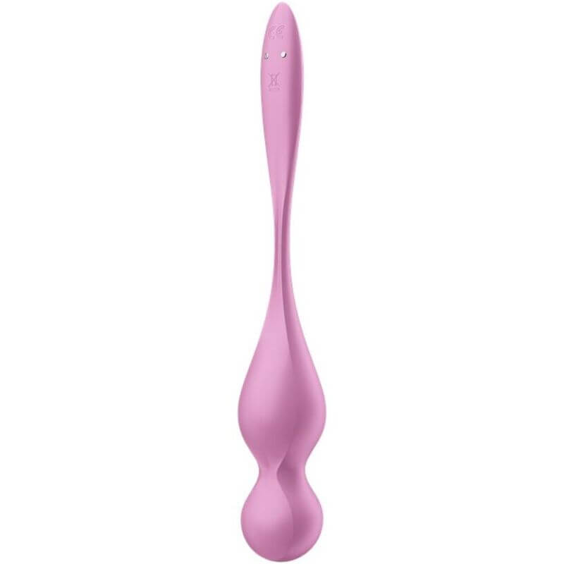 SATISFYER - BOLAS DE KEGEL VIBRANTES LOVE BIRDS ROSA Sexshoptuga 