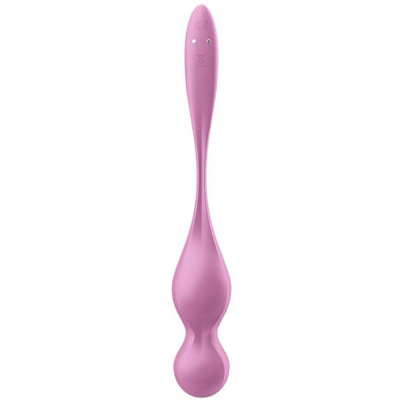 SATISFYER - BOLAS DE KEGEL VIBRANTES LOVE BIRDS ROSA Sexshoptuga 