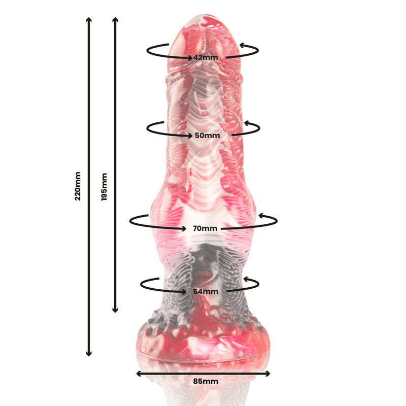 EPIC - HELIOS DILDO COM TESTÍCULOS CALOR E ÊXTASE Sexshoptuga 