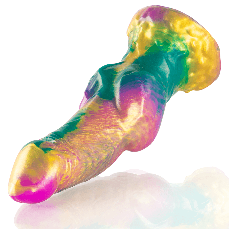 EPIC - IRIS DILDO COM TESTÍCULOS DE PRAZER ARCO-ÍRIS Sexshoptuga 