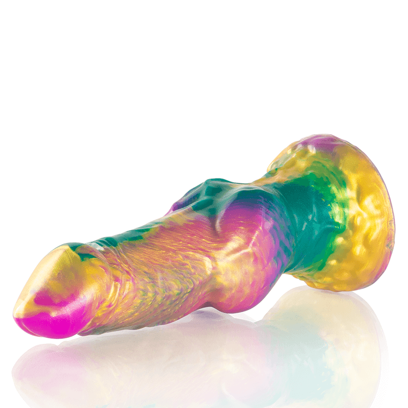 EPIC - IRIS DILDO COM TESTÍCULOS DE PRAZER ARCO-ÍRIS Sexshoptuga 