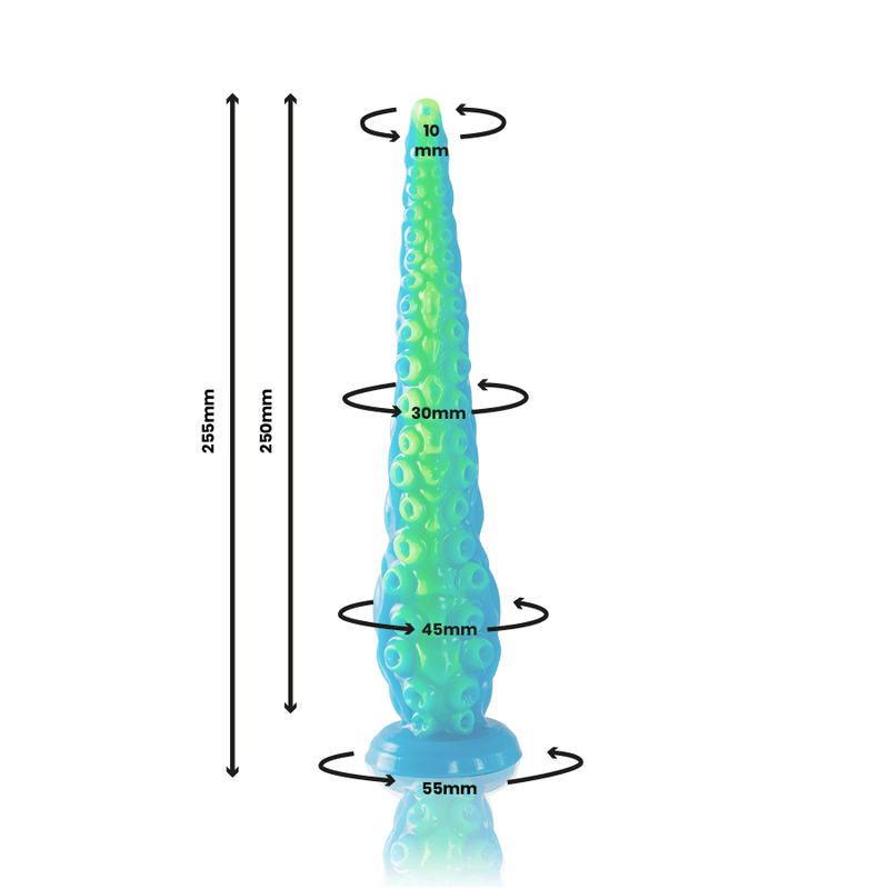 EPIC - SCYLLA FLUORESCENTE TENTCULO FINO DILDO TAMANHO PEQUENO Sexshoptuga 