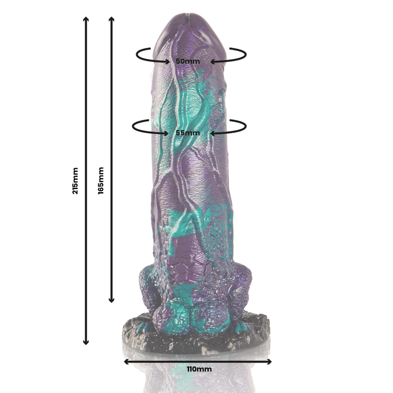 EPIC - DILDO BASILISCO DUPLO ESCAMOSO PRAZER TAMANHO GRANDE Sexshoptuga 