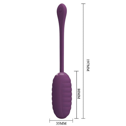 PRETTY LOVE - OVO VIBRATÓRIO RECARREGÁVEL ROXO CASPER - Sexshoptuga 