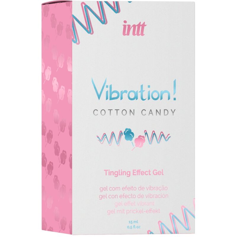 INTT - PODEROSO ESTIMULANTE ÍNTIMO ALGODÃO DOCE GEL VIBRADOR LÍQUIDO 15 ML - Sexshoptuga  Sexshoptuga 