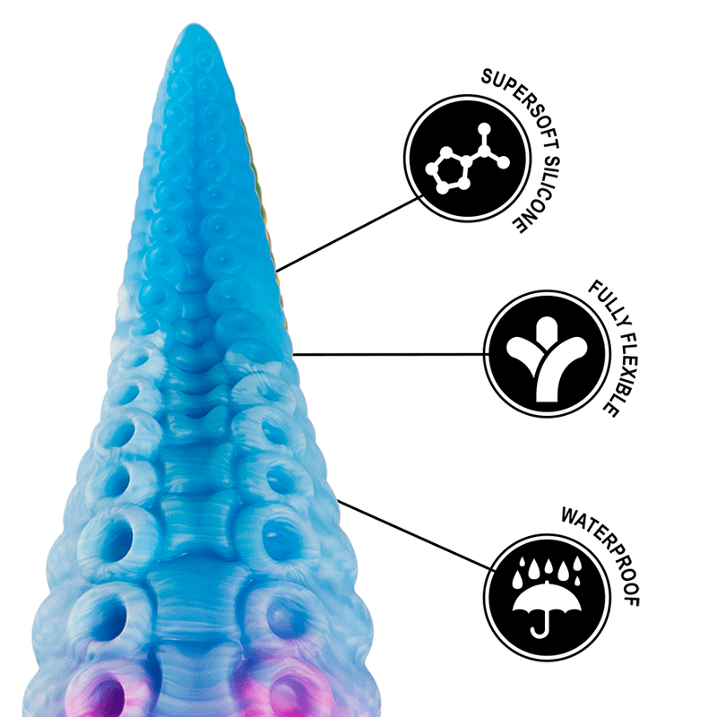 EPIC - DILDO DE TENTÁCULO AZUL PHORCYS TAMANHO PEQUENO Sexshoptuga 