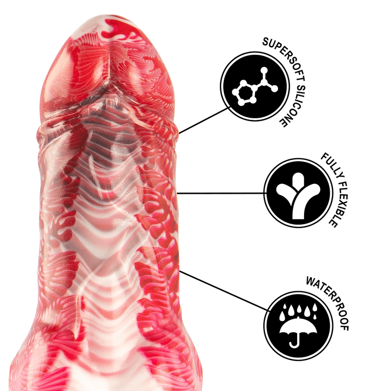 EPIC - HELIOS DILDO COM TESTÍCULOS CALOR E ÊXTASE Sexshoptuga 