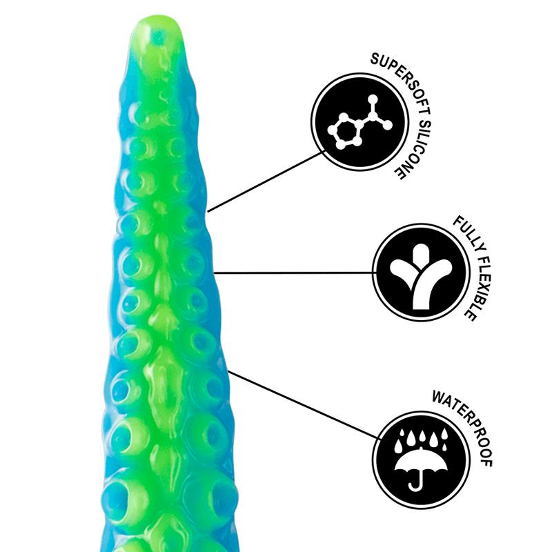 EPIC - SCYLLA FLUORESCENT THIN TENTICAL DILDO LARGE SIZE Sexshoptuga 