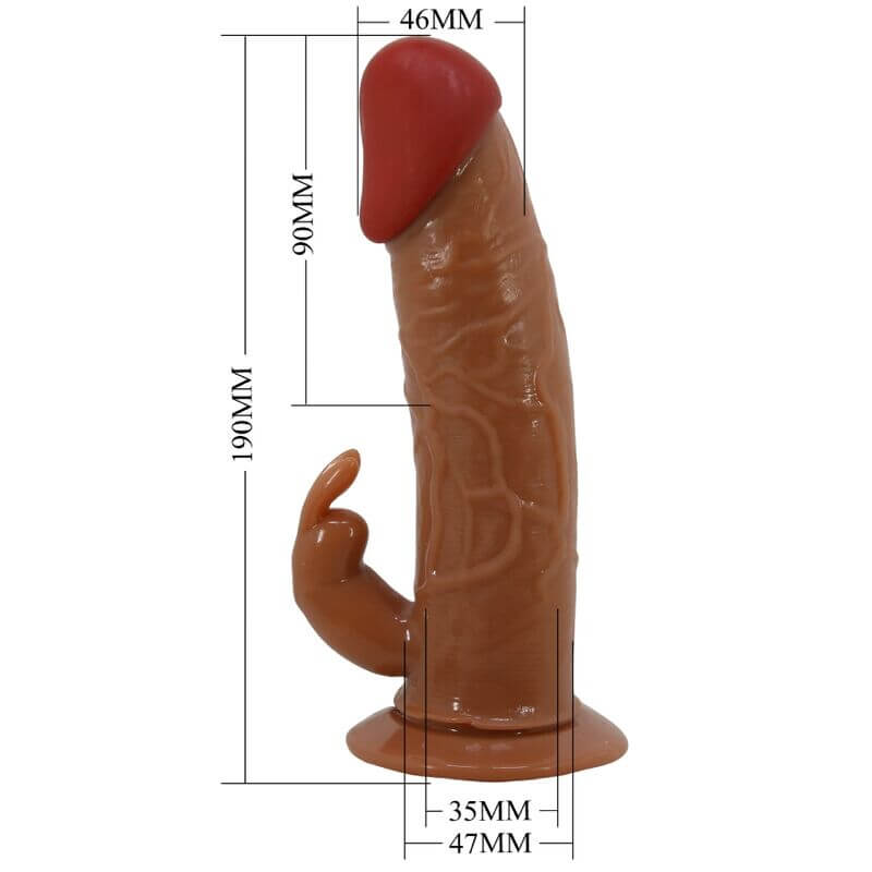 PRETTY LOVE - MARION HARNESS CUECAS UNIVERSAIS COM DILDO VIBRATÓRIO 19 CM MARROM Sexshoptuga 