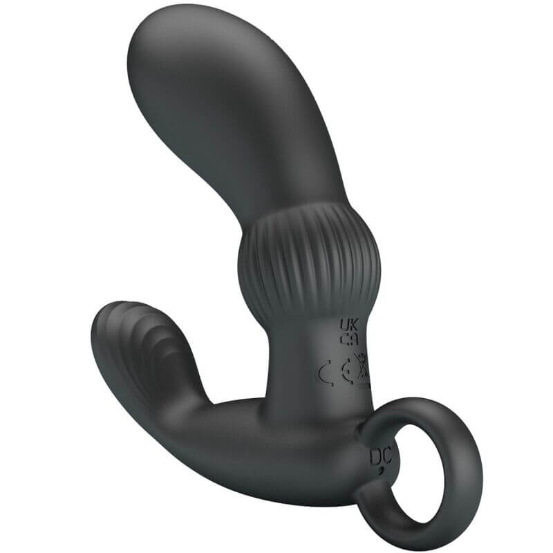 PRETTY LOVE - CAYLA MASSAGEADOR VIBRADOR ANAL PRETO Sexshoptuga 