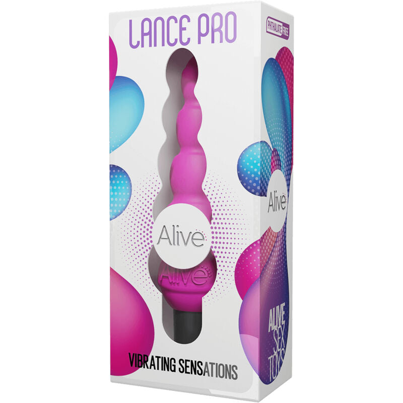 ALIVE - ESTIMULADOR ANAL LANCE PRO ROSA - Sexshoptuga 