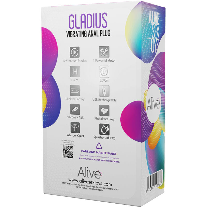 ALIVE - GLADIUS ANAL VIBRATOR PLUG Sexshoptuga 