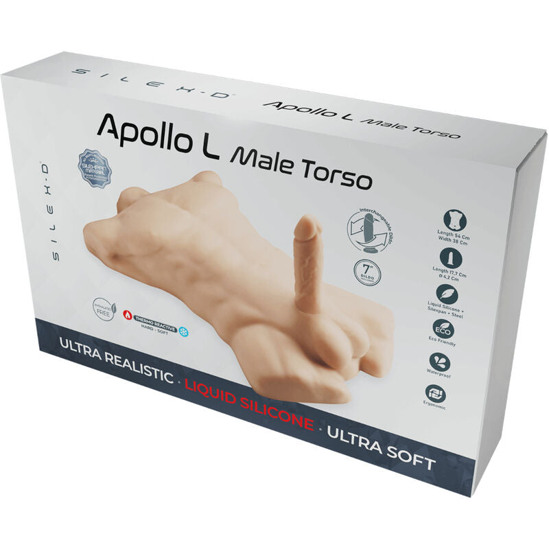 SILEXD - APOLLO L TORSO MASCULINO REALISTA - Sexshoptuga 