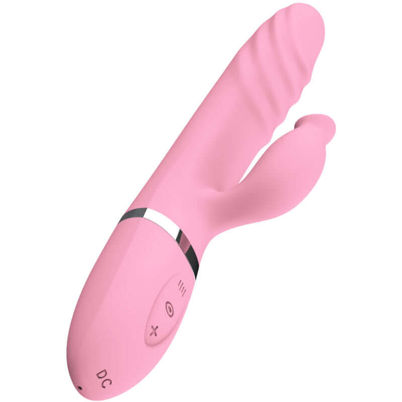 ARMONY - VIBRADOR E THRUSTING COM LÍNGUA DE EFEITO DE CALOR ROSA Sexshoptuga 