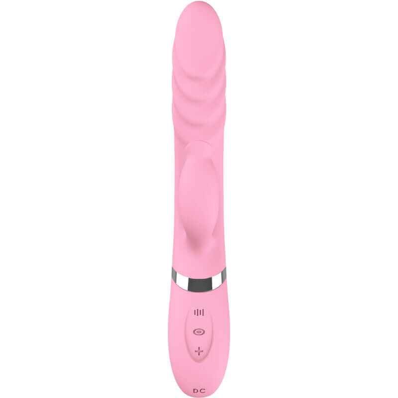 ARMONY - VIBRADOR E THRUSTING COM LÍNGUA DE EFEITO DE CALOR ROSA Sexshoptuga 