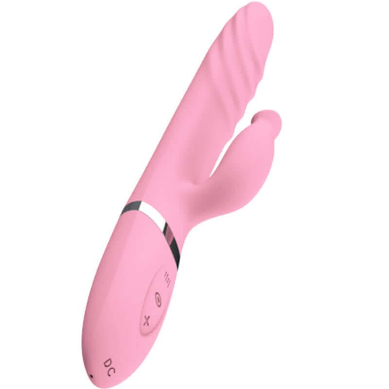 ARMONY - VIBRADOR E THRUSTING COM LÍNGUA DE EFEITO DE CALOR ROSA Sexshoptuga 