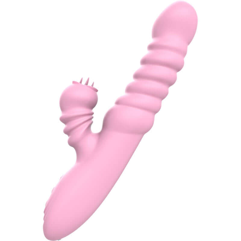 ARMONY - VIBRADOR MULTIFUNÇÃO COM EFEITO DE CALOR ESTIMULANTE DE LÍNGUA ROSA Sexshoptuga 