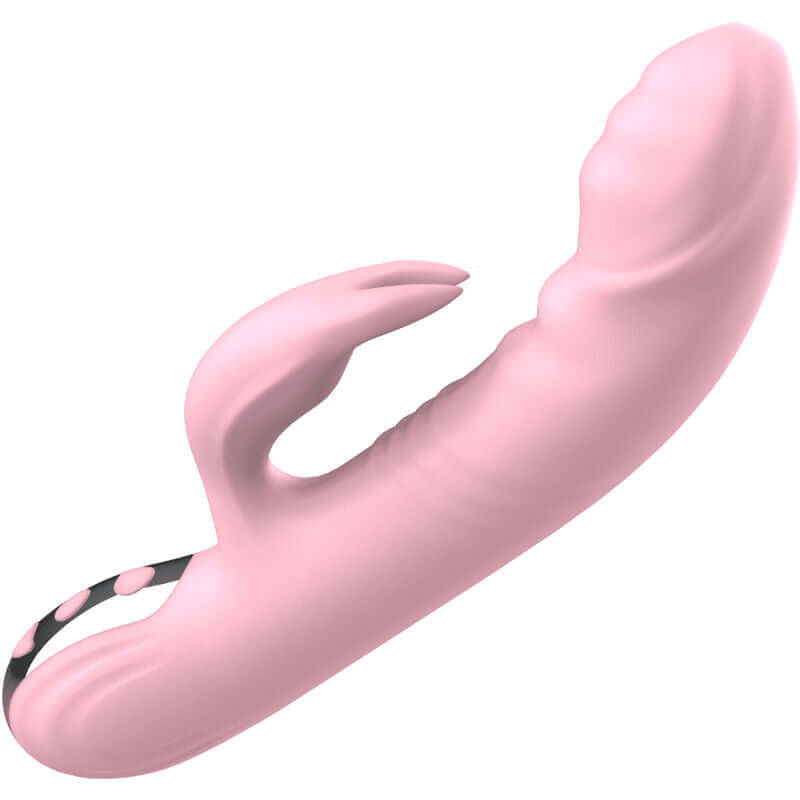 ARMONY - VIBRADOR DE COELHO TOTALMENTE ROSA EFEITO DE CALOR Sexshoptuga 