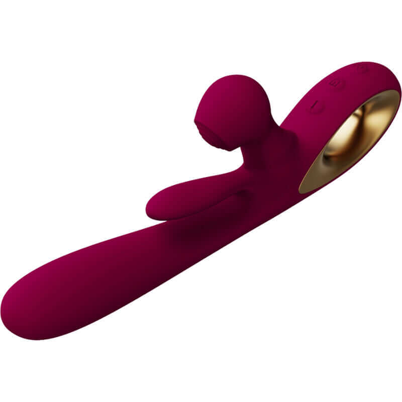 ARMONY - VIBRADOR DE IMPACTO SWING E ESTIMULADOR DUPLO MODELO 1 BORDEAUX Sexshoptuga 