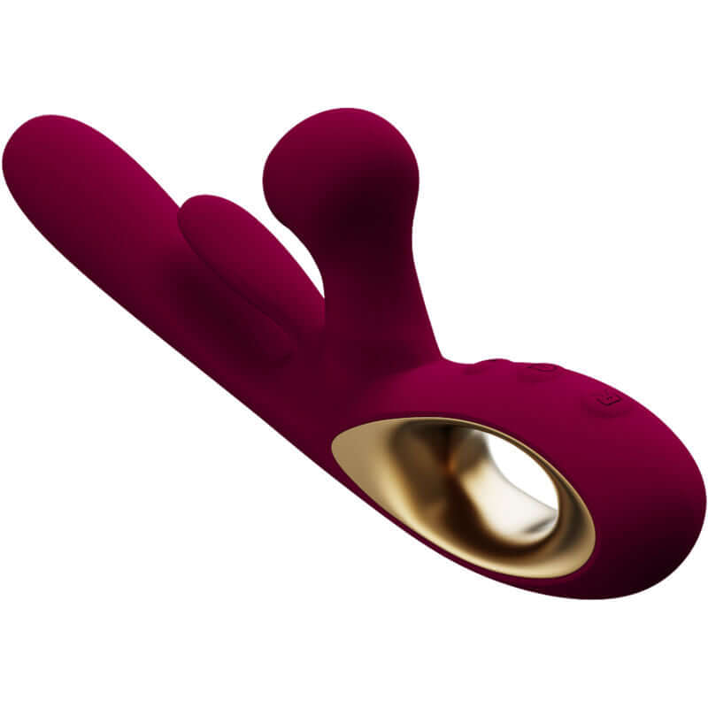 ARMONY - VIBRADOR DE IMPACTO SWING E ESTIMULADOR DUPLO MODELO 1 BORDEAUX Sexshoptuga 