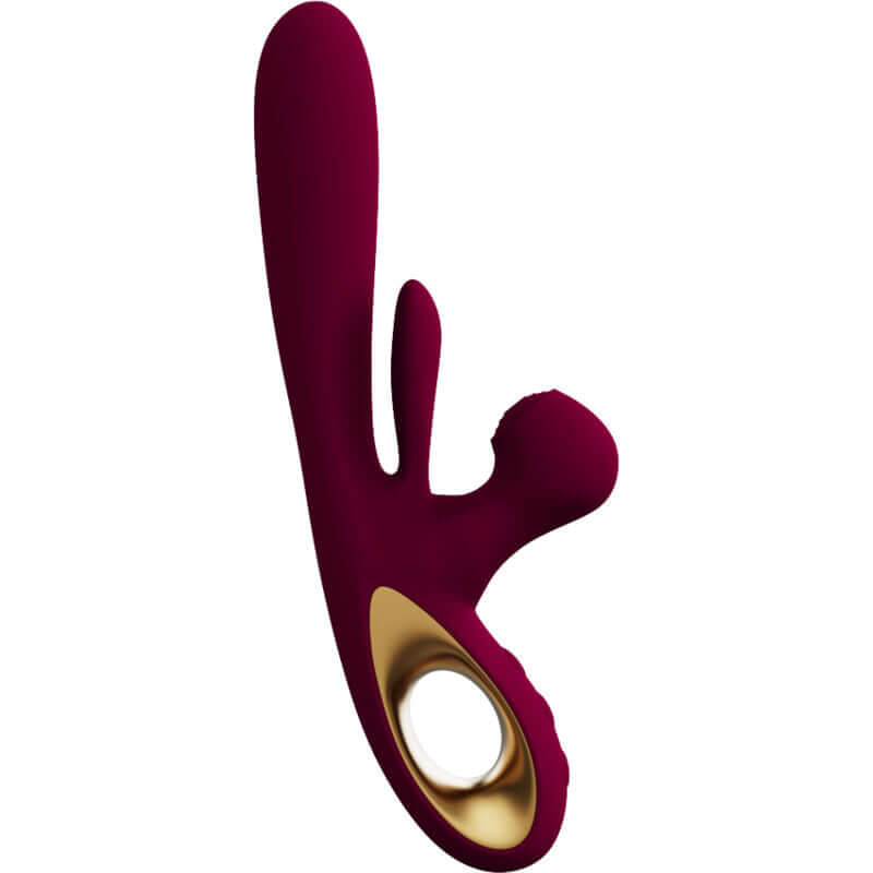 ARMONY - VIBRADOR DE IMPACTO SWING E ESTIMULADOR DUPLO MODELO 1 BORDEAUX Sexshoptuga 