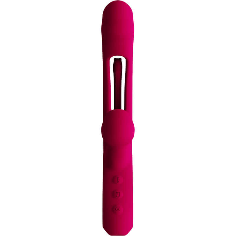 ARMONY - VIBRADOR DE IMPACTO SWING E ESTIMULADOR DUPLO MODELO 2 BORDEAUX Sexshoptuga 