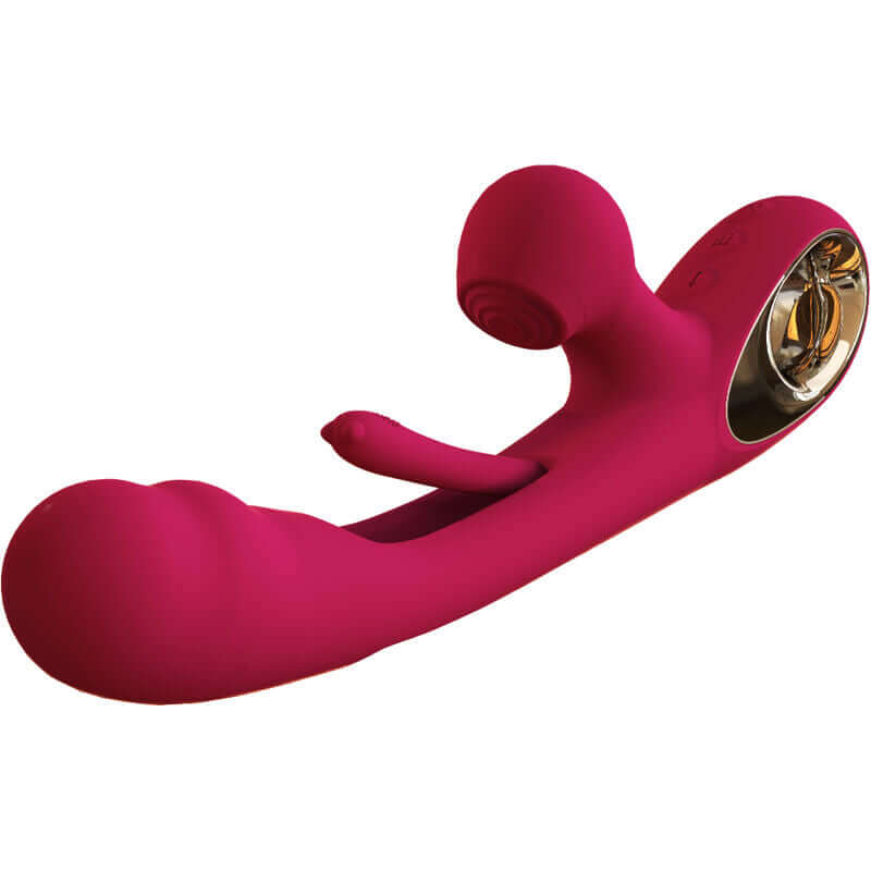 ARMONY - VIBRADOR DE IMPACTO SWING E ESTIMULADOR DUPLO MODELO 2 BORDEAUX Sexshoptuga 