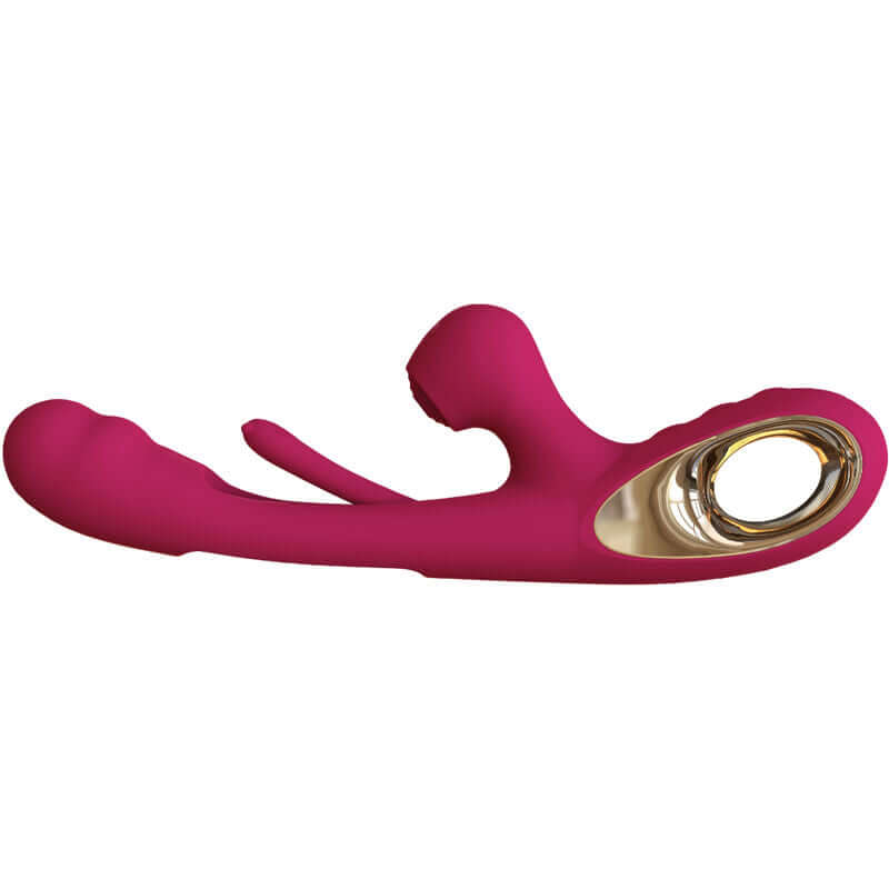 ARMONY - VIBRADOR DE IMPACTO SWING E ESTIMULADOR DUPLO MODELO 2 BORDEAUX Sexshoptuga 