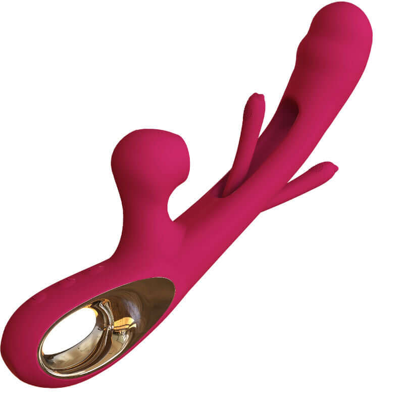 ARMONY - VIBRADOR DE IMPACTO SWING E ESTIMULADOR DUPLO MODELO 2 BORDEAUX Sexshoptuga 