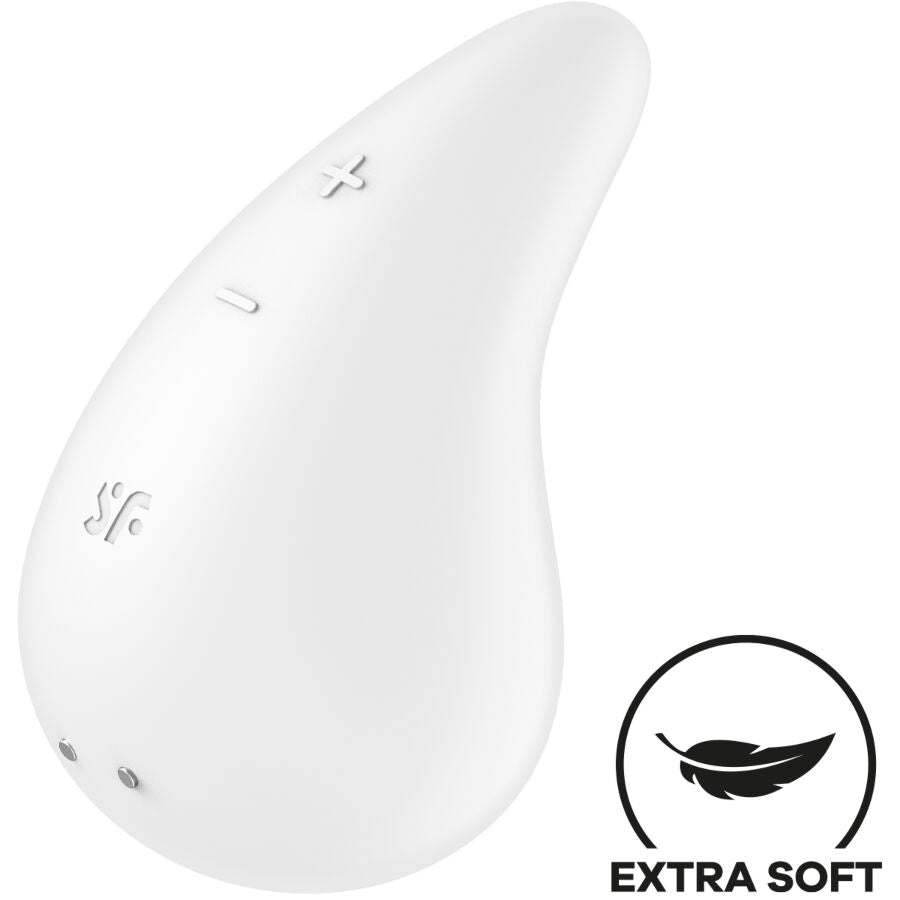 SATISFYER - WHITE LAY-ON DEW DROP VIBRATOR Sexshoptuga 