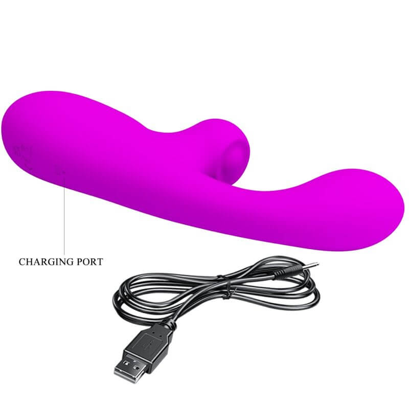 PRETTY LOVE - SKYLAR VIBRADOR ESTIMULADOR ROXO Sexshoptuga 