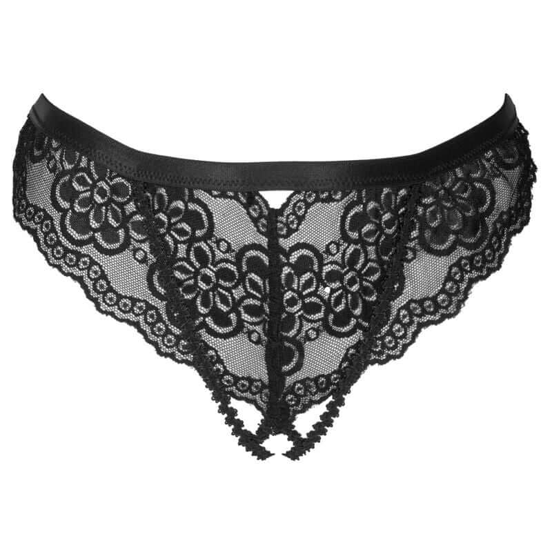 LIVCO CORSETTI FASHION - OKSURIN PANTY CROTCHLESS BLACK Sexshoptuga 