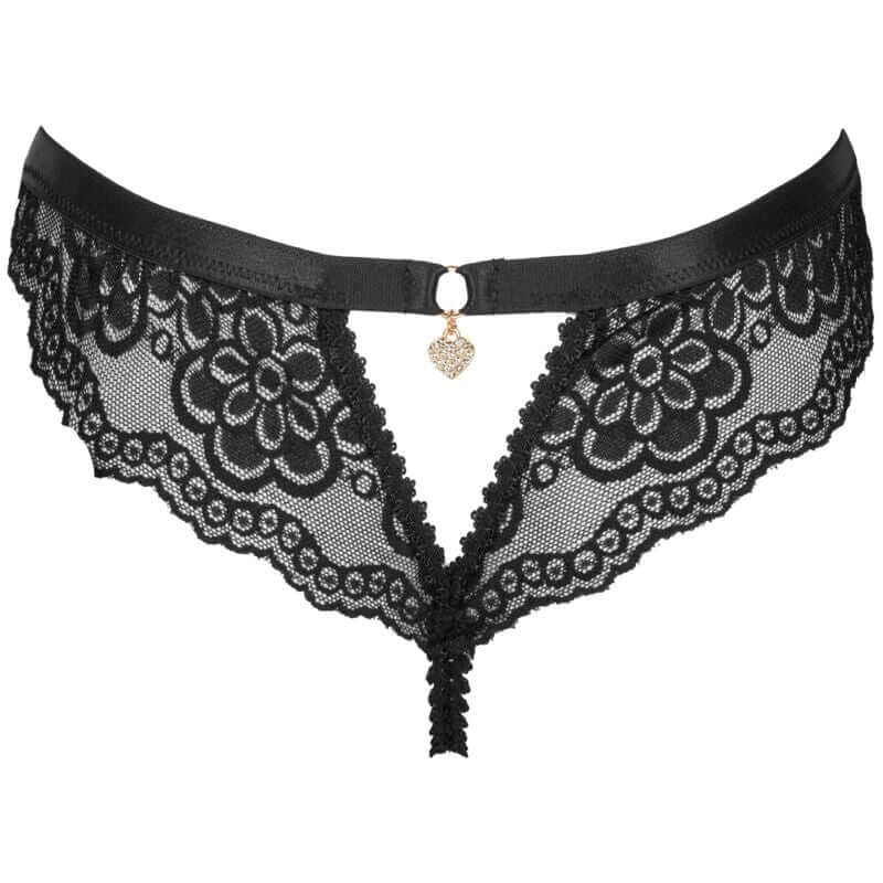 LIVCO CORSETTI FASHION - OKSURIN PANTY CROTCHLESS BLACK Sexshoptuga 