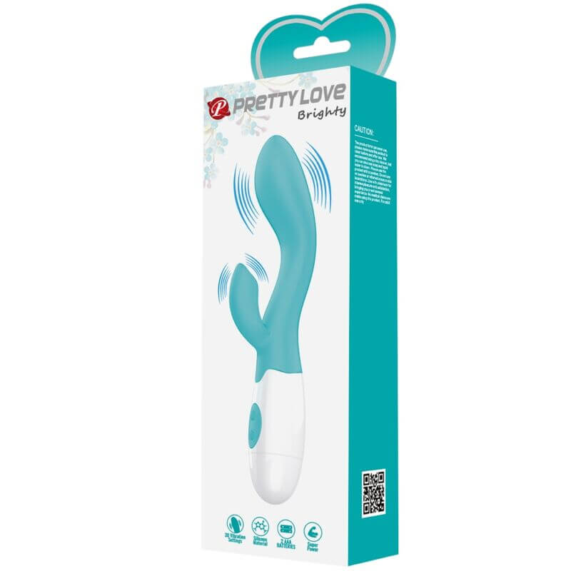 PRETTY LOVE - VIBRADOR BRILHANTE G-SPOT AQUA VERDE Sexshoptuga 