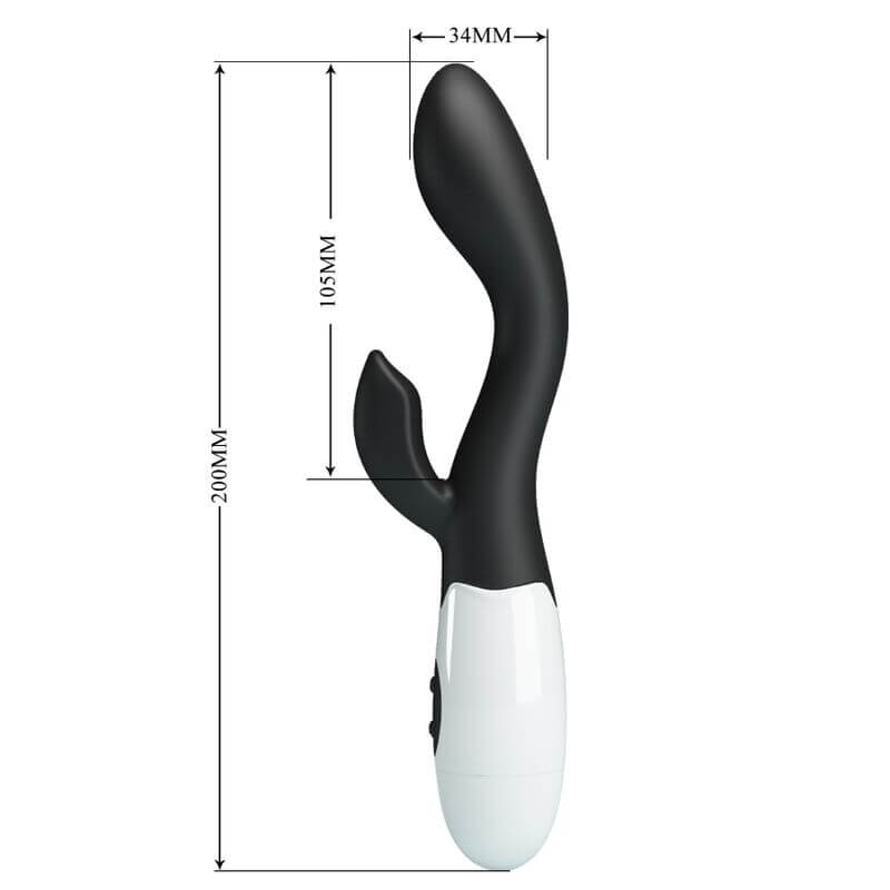 PRETTY LOVE - BRIGHTY VIBRADOR G-SPOT PRETO Sexshoptuga 