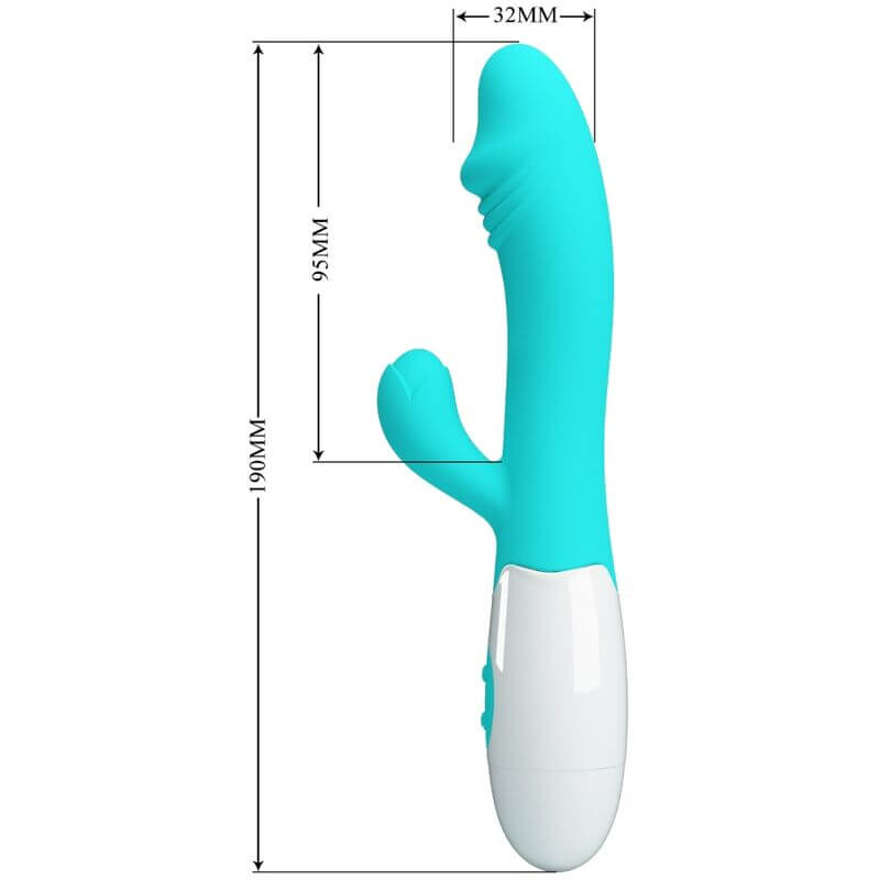 PRETTY LOVE - VIBRADOR SNAPPY G-SPOT AQUA VERDE Sexshoptuga 