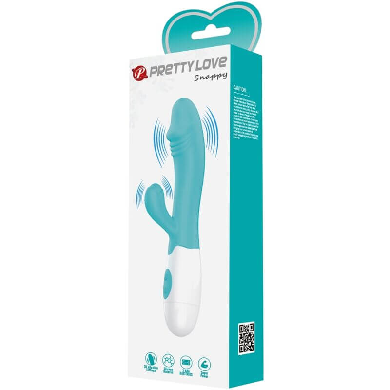 PRETTY LOVE - VIBRADOR SNAPPY G-SPOT AQUA VERDE Sexshoptuga 