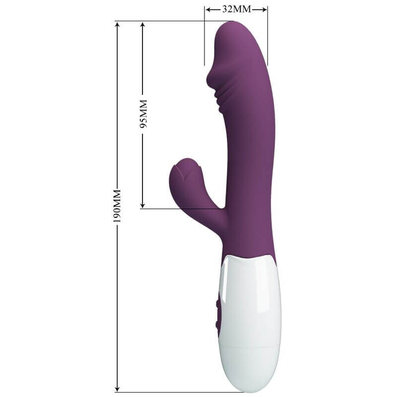 PRETTY LOVE - VIBRADOR SNAPPY G-SPOT ROXO Sexshoptuga 