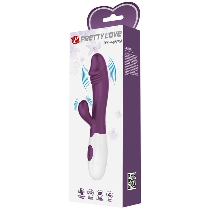 PRETTY LOVE - VIBRADOR SNAPPY G-SPOT ROXO Sexshoptuga 