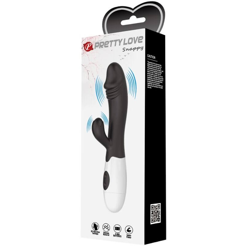 PRETTY LOVE - VIBRADOR SNAPPY G-SPOT PRETO Sexshoptuga 