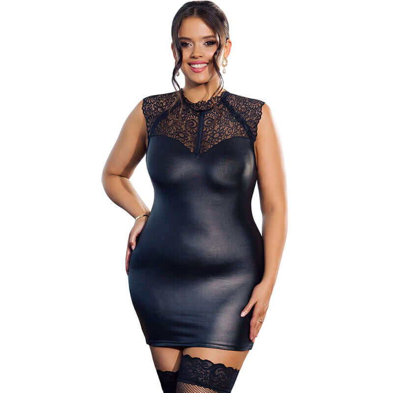 SUBBLIME - VESTIDO SEXY DE COURO S/M Sexshoptuga 