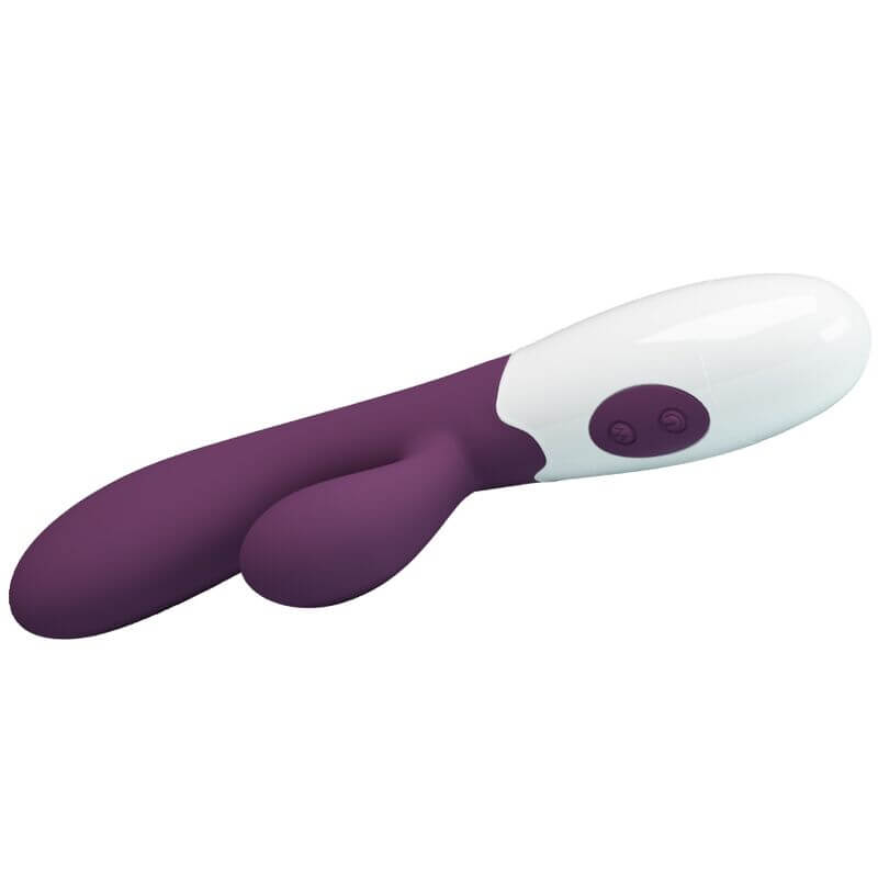 PRETTY LOVE - ALVIS VIBRADOR COELHO E PONTO G ROXO Sexshoptuga 