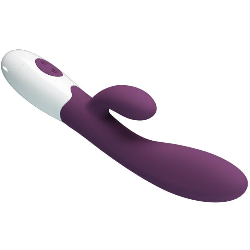 PRETTY LOVE - ALVIS VIBRADOR COELHO E PONTO G ROXO Sexshoptuga 